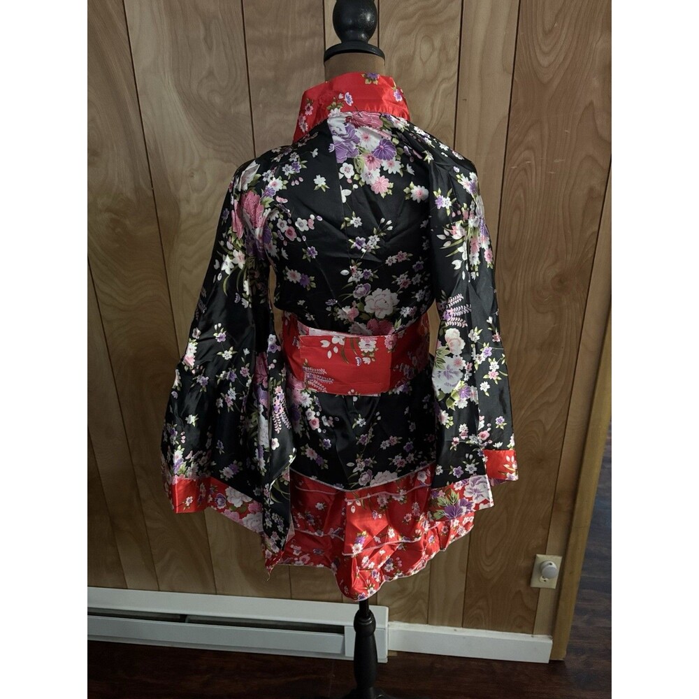 Japanese Traditional Dress Kimono Robe Girls Size 150cm 10-12‎ Halloween Costume - Picture 3 of 8